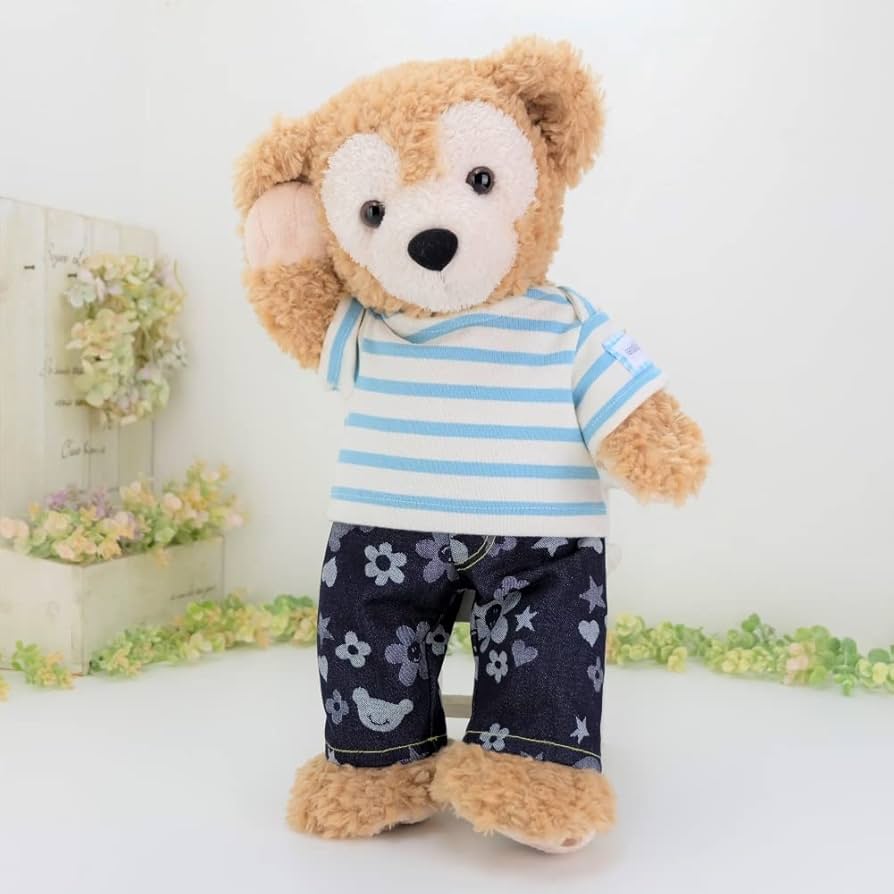 Amazon.co.jp: cushu cush ダッフィー シェリーメイ 日本製 ぬいぐるみ