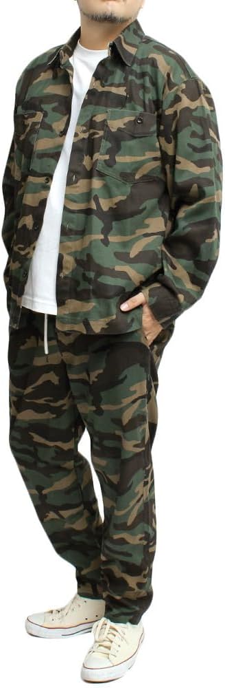 Amazon | [ワン カラーズ] デニム セットアップ メンズ 大きいサイズ