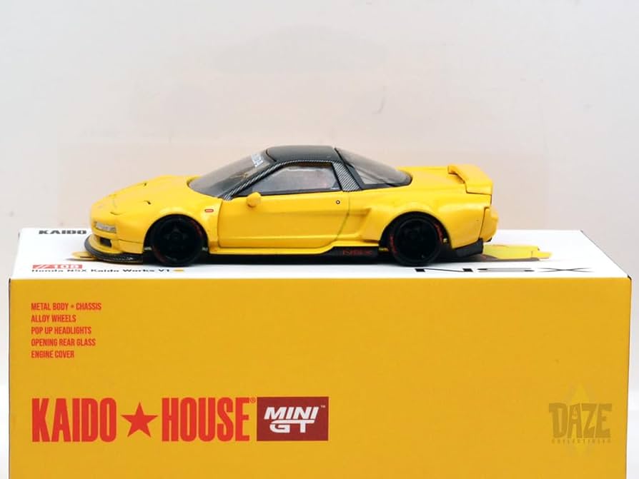 Amazon.co.jp: MINI GT KAIDO HOUSE - NSX WORKS V1 (YELLOW) 街道は