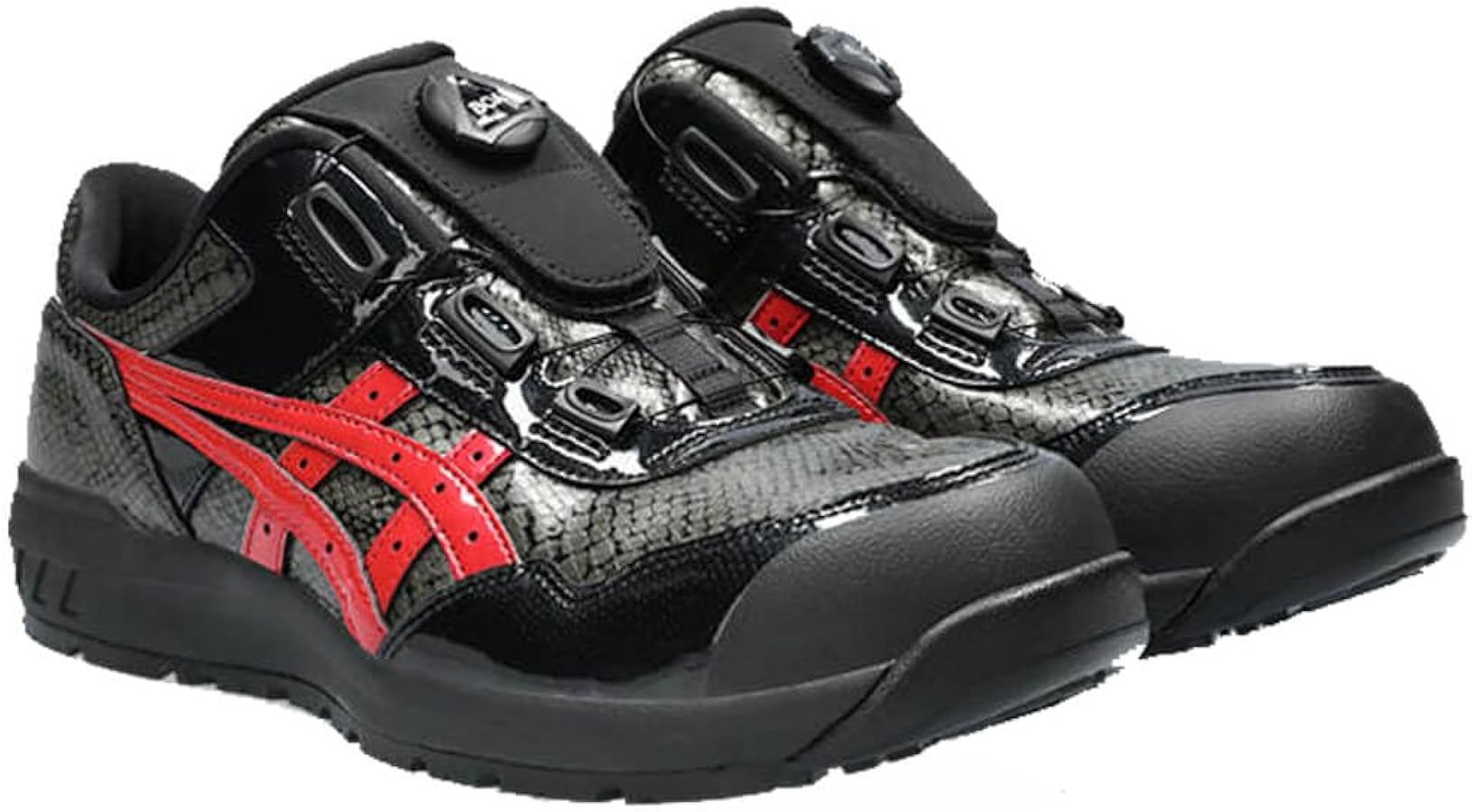 Amazon | 安全靴 アシックス スニーカー ウィンジョブ CP306 BOA BLK