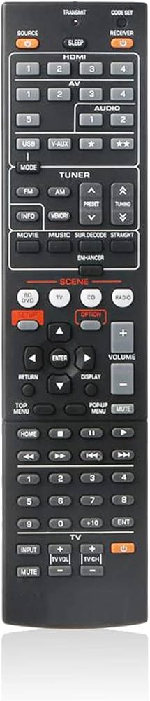 Amazon.com: JISOWA Replacement for Yamaha AV Receiver Remote