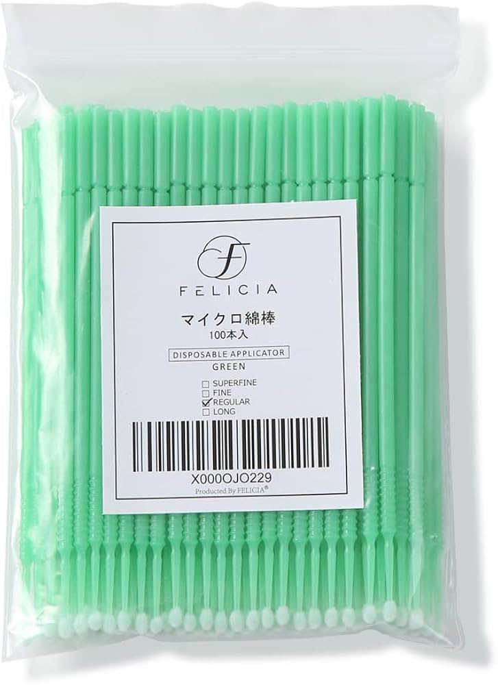 Amazon.co.jp: FELICIA マイクロ綿棒 100本 マイクロブラシ マイクロ