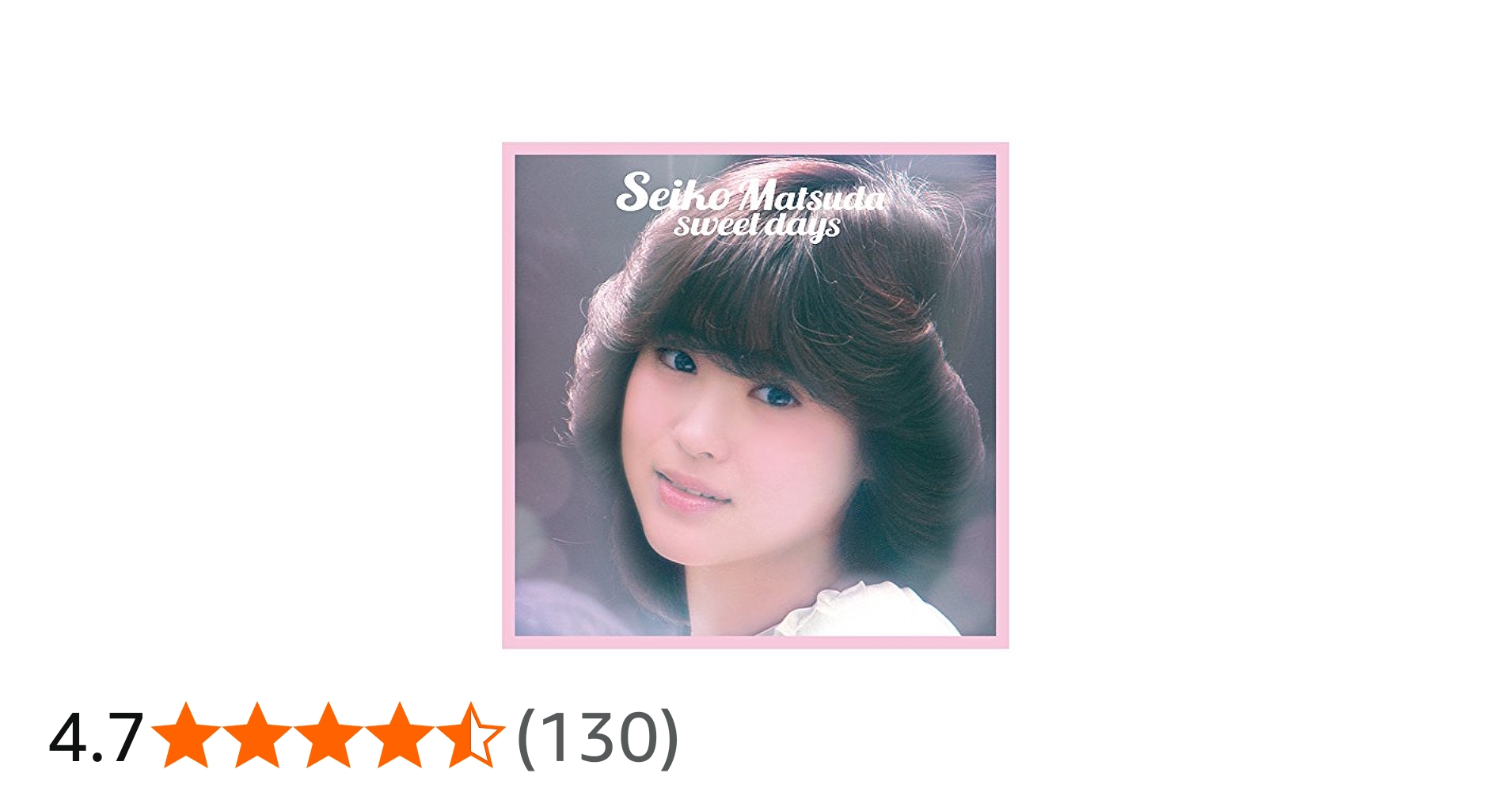 Amazon.co.jp: Seiko Matsuda sweet days(完全生産限定盤): ミュージック