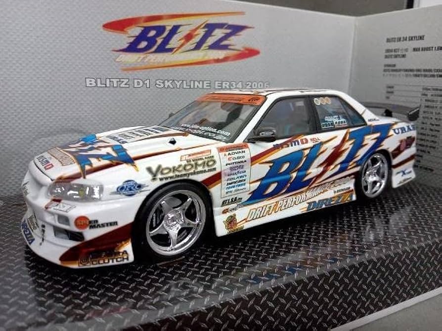Amazon.co.jp: Hot Works BLITZ D1 SKYLINE ER34 2006 (02-07-04