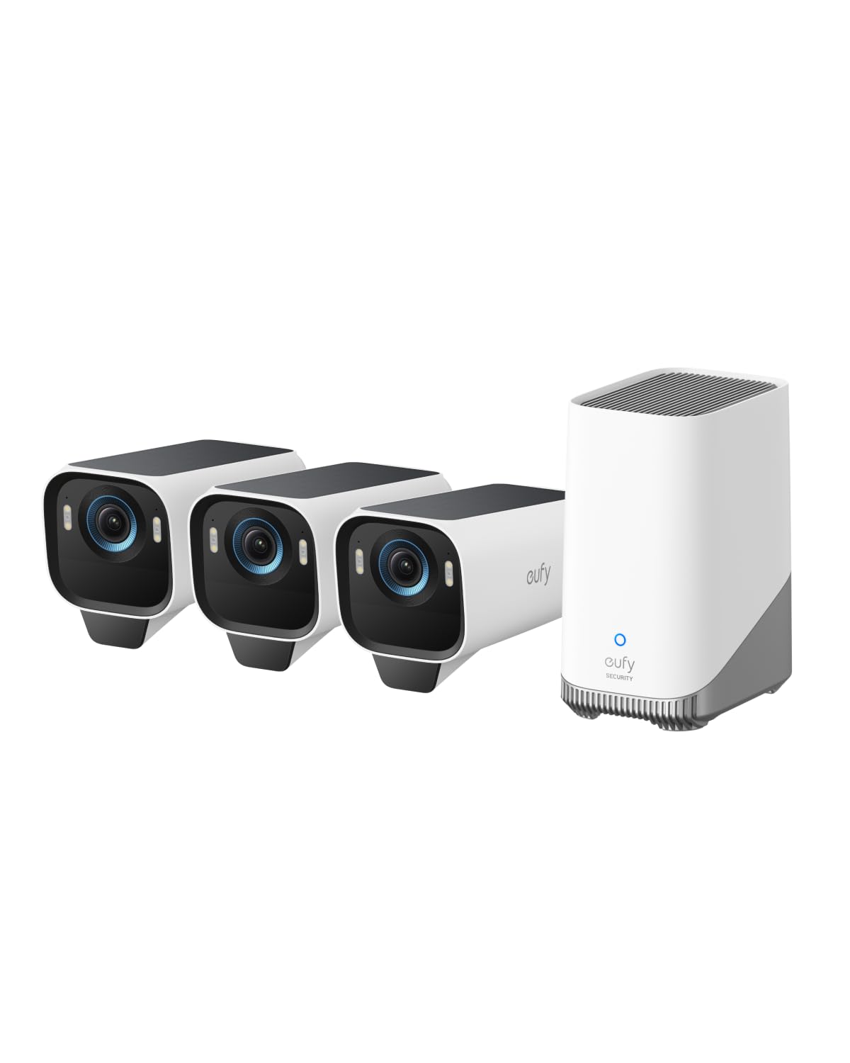 Amazon.com : eufy Security eufyCam S3 Pro 3-Cam Kit, Solar Camera