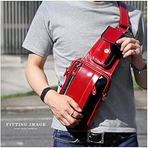 Amazon | [デイズアート] ボディバッグ レザー メンズ 本革 イタリアン