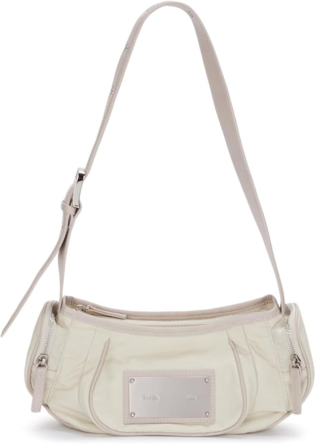Matin Kim, Madeleine Round Bag, Daily, Light Beige: Handbags
