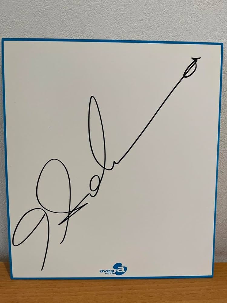 ZARD サイン入り色紙とカードセット ZARD サイン入り色紙とカード