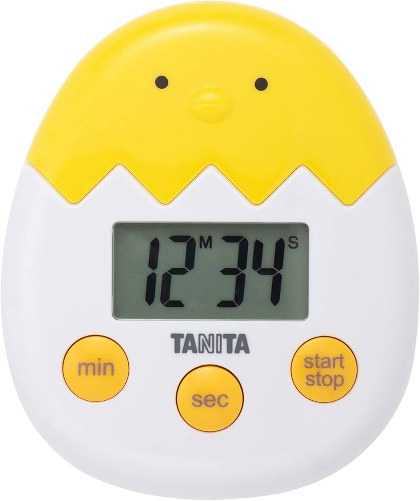 Amazon｜タニタ(Tanita) タイマー ぴよぴよタイマー 100分計 TD-419-YL