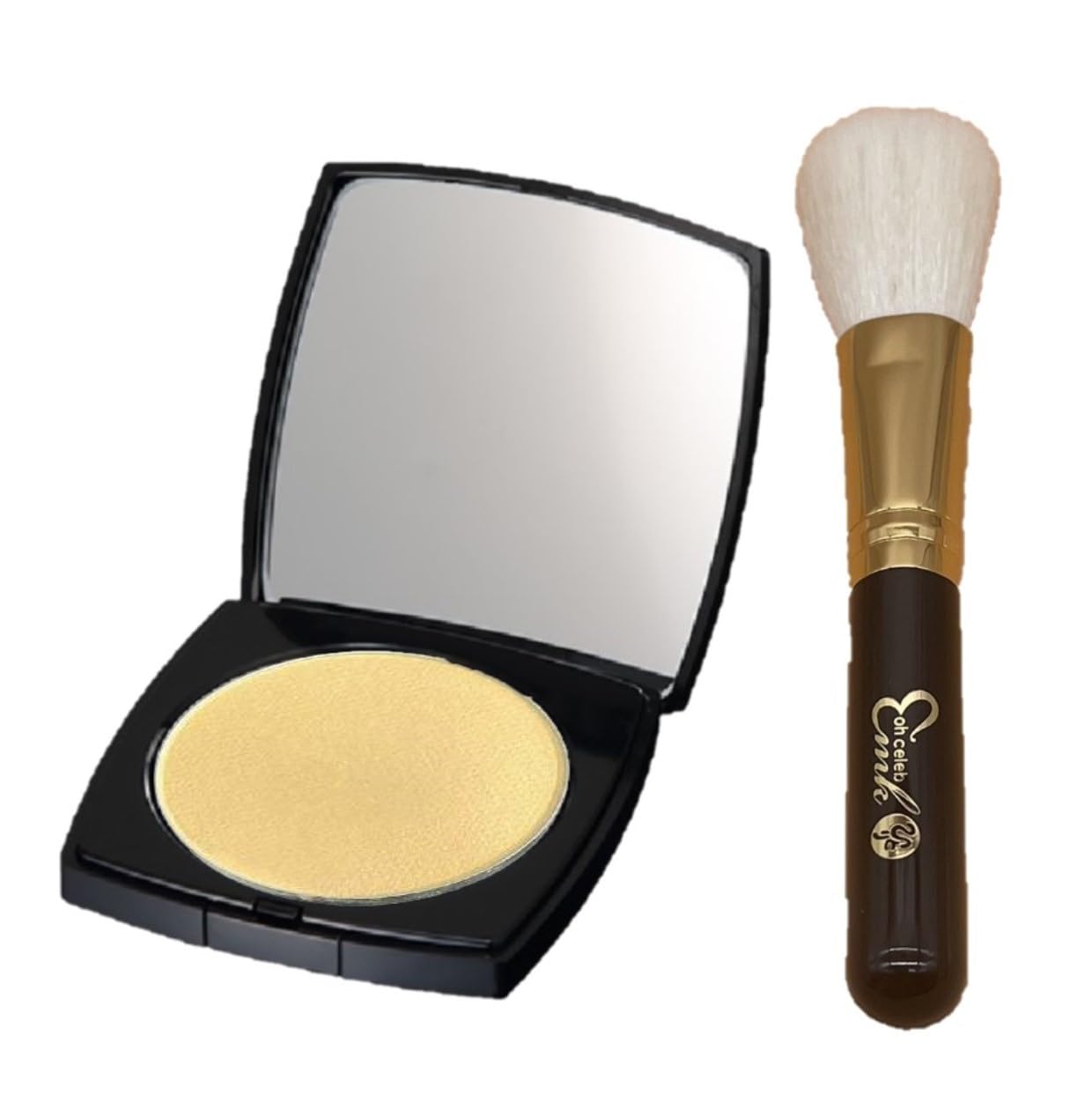 Amazon | 銀座まるかん ohセレブ近未来ゴールド 化粧筆付き フェイス