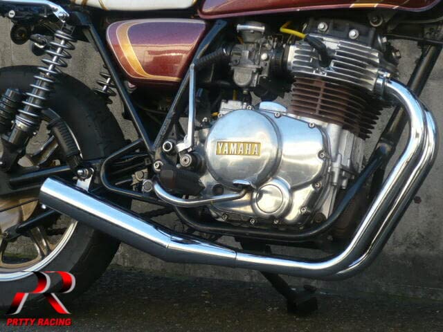 Amazon | GX400 ショート管 マフラー メッキ | エキゾーストパイプ