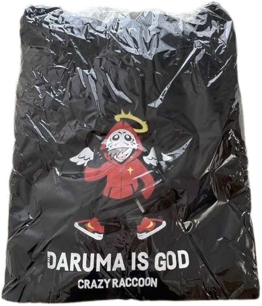 Amazon.co.jp: だるまいずごっど パーカー 黒 XLサイズ CRストア