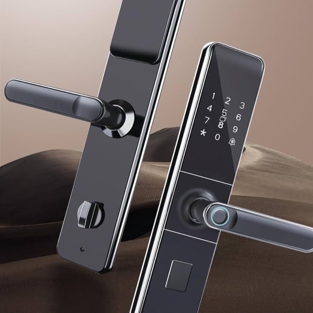 Amazon.co.jp: スマートドアロック 指紋認証ドアロック 】電子ロック