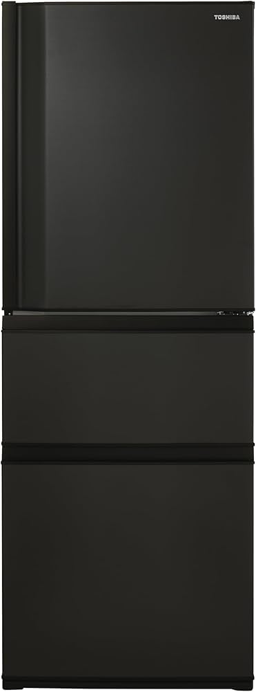 Amazon | TOSHIBA(東芝) 冷蔵庫 幅60.0㎝ 326L GR-V33SC(KZ) 3ドア 右