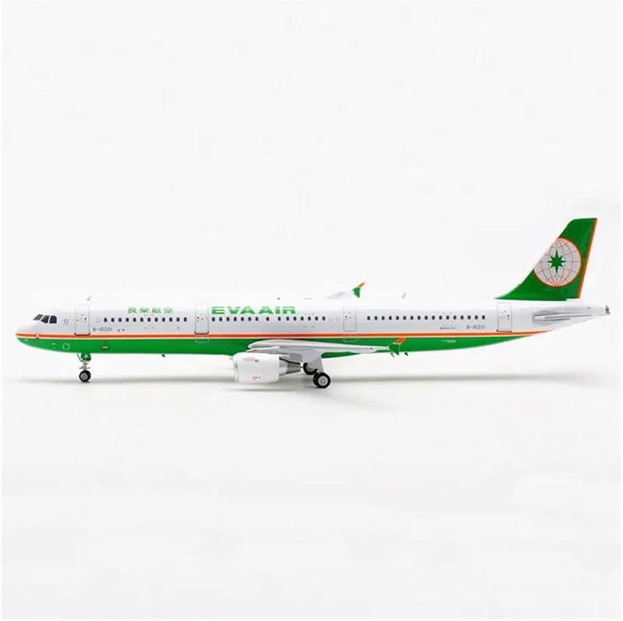 Amazon | 飛行機模型飛行機おもちゃの飛行機模型 エバー航空 A321 合金