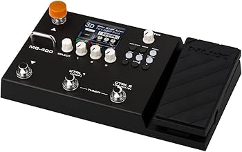 Amazon.com: NUX MG-400 多效果踏板,放大器建模,512 個樣品IR,10 個