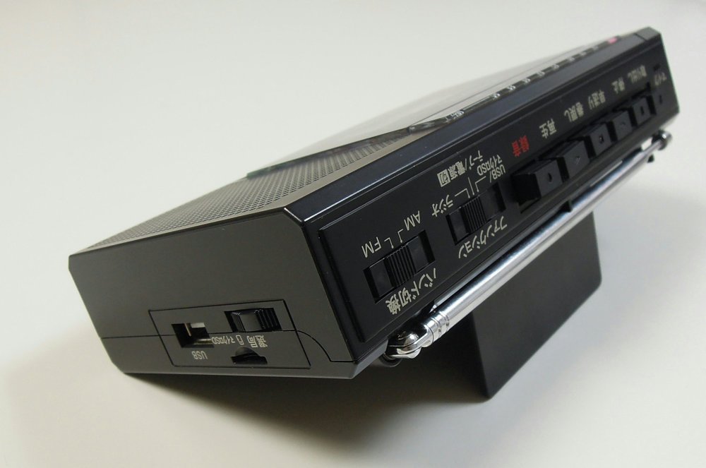 Amazon.co.jp: WINTECH マイクロSD/USB録音対応コンパクトラジカセ SCT