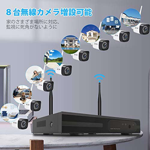 Amazon.co.jp: A-ZONE: WIFI防犯カメラセット