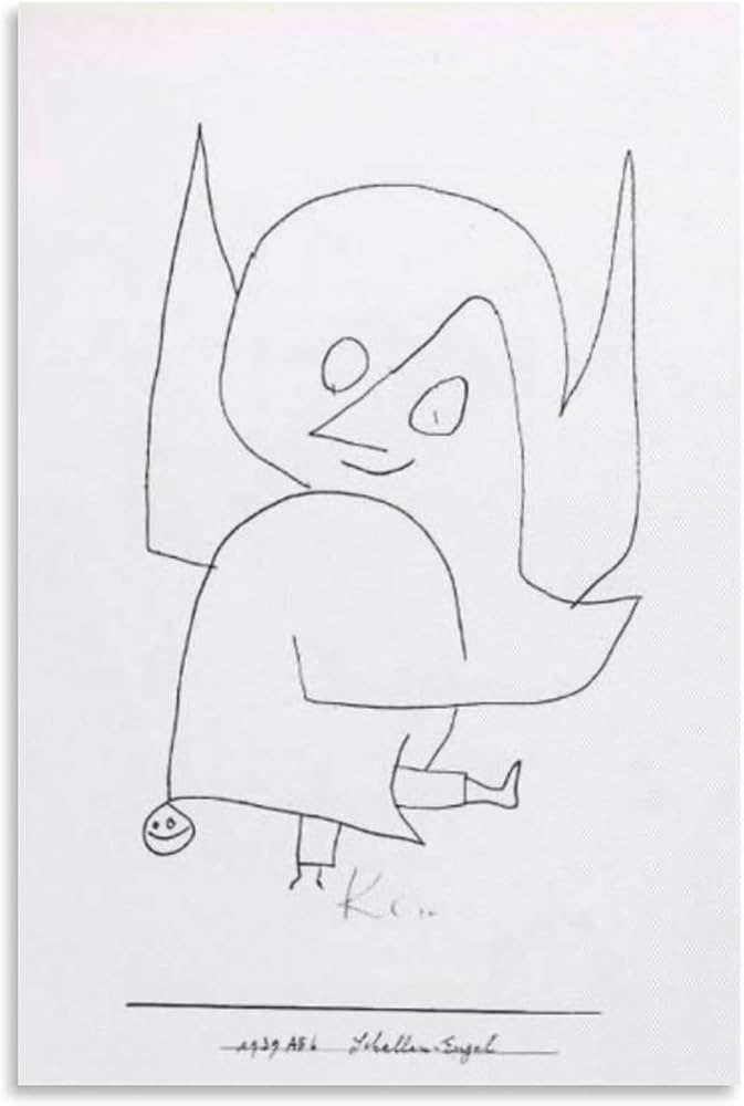 Amazon.co.jp: Paul Kleeパウル・クレー《鈴をつけた天使》ポスター