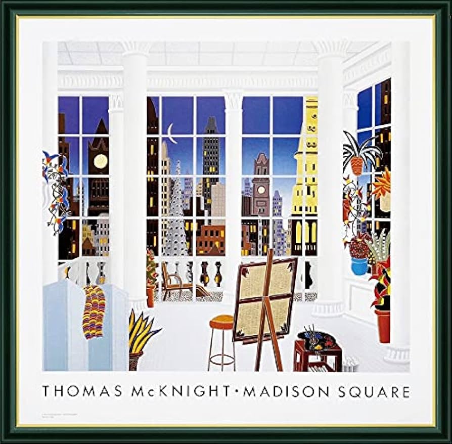 Amazon.co.jp: トーマスマックナイトの絵画 額入りポスター 「MADISON