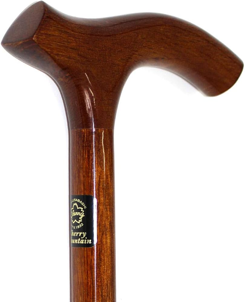 Amazon.co.jp: 天然木 木製杖 木製ステッキ シニア向けプレゼント杖