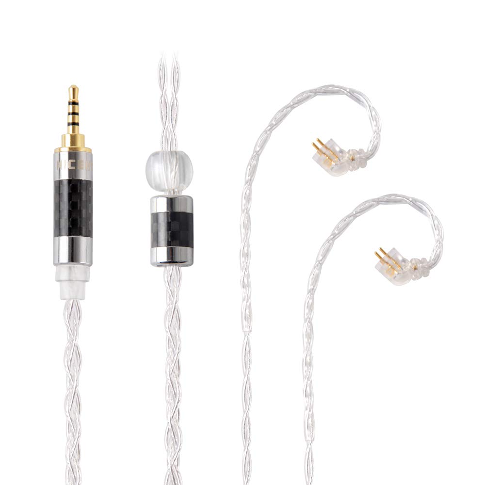 Amazon | NICEHCK LitzPS 4n 純銀 イヤホンケーブル NX7 2Pin 2.5mm