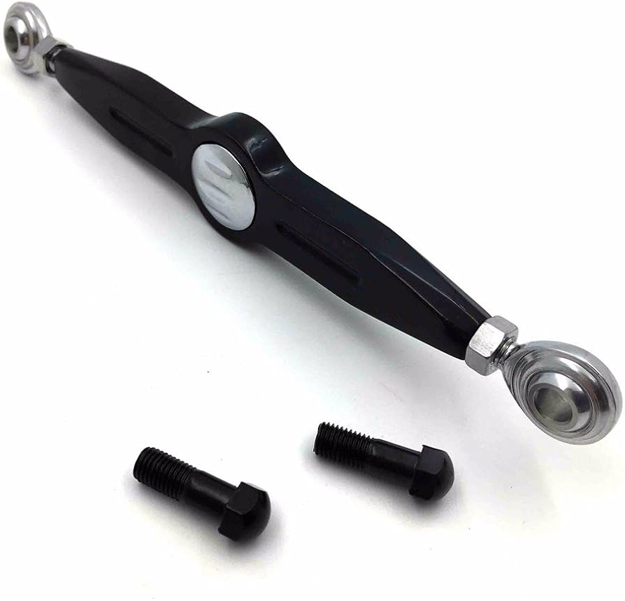 Amazon.com: SMT-Black w/Chrome Groove Short Gear Shift Linkage
