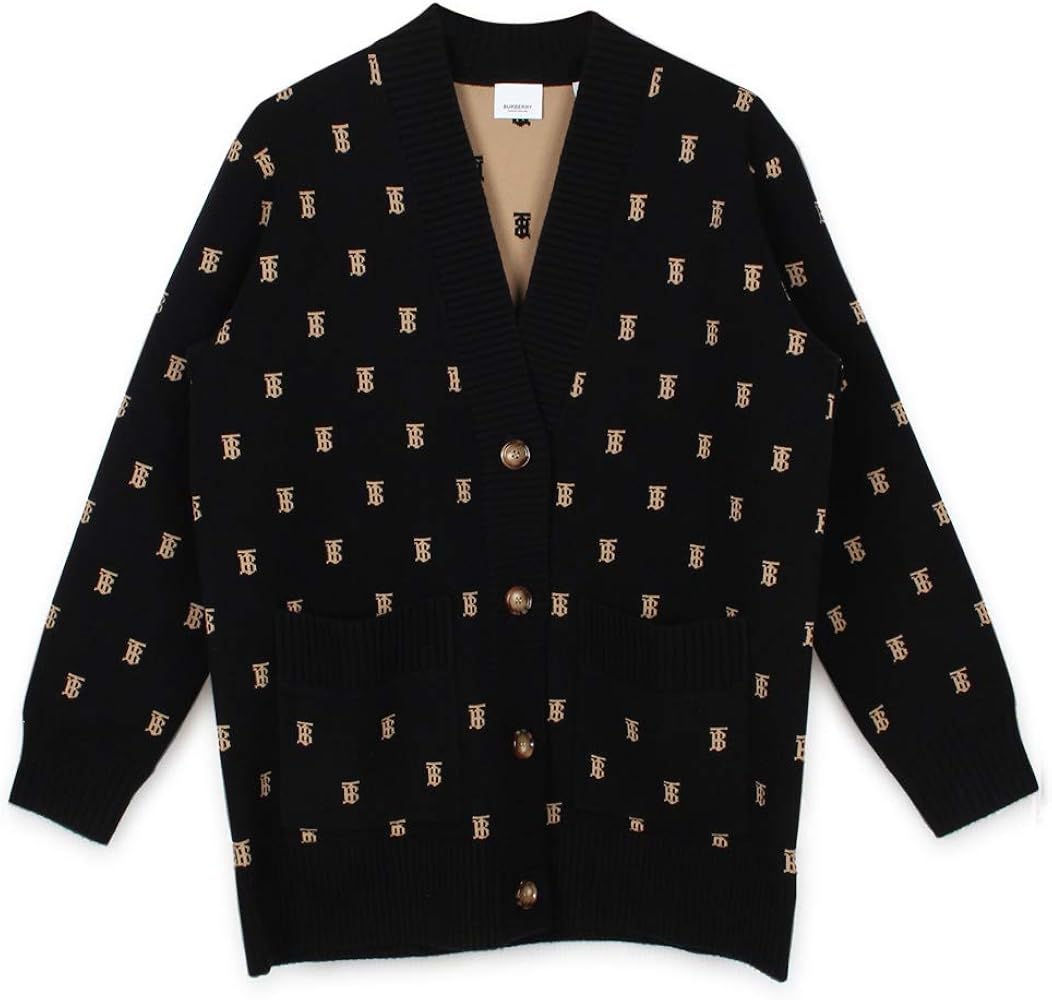 Amazon | バーバリー BURBERRY カーディガン ニット 8021033 ブラック