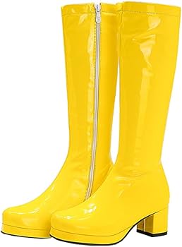 Amazon.co.jp: ロングブーツ レディース ローヒール チャンキーヒール