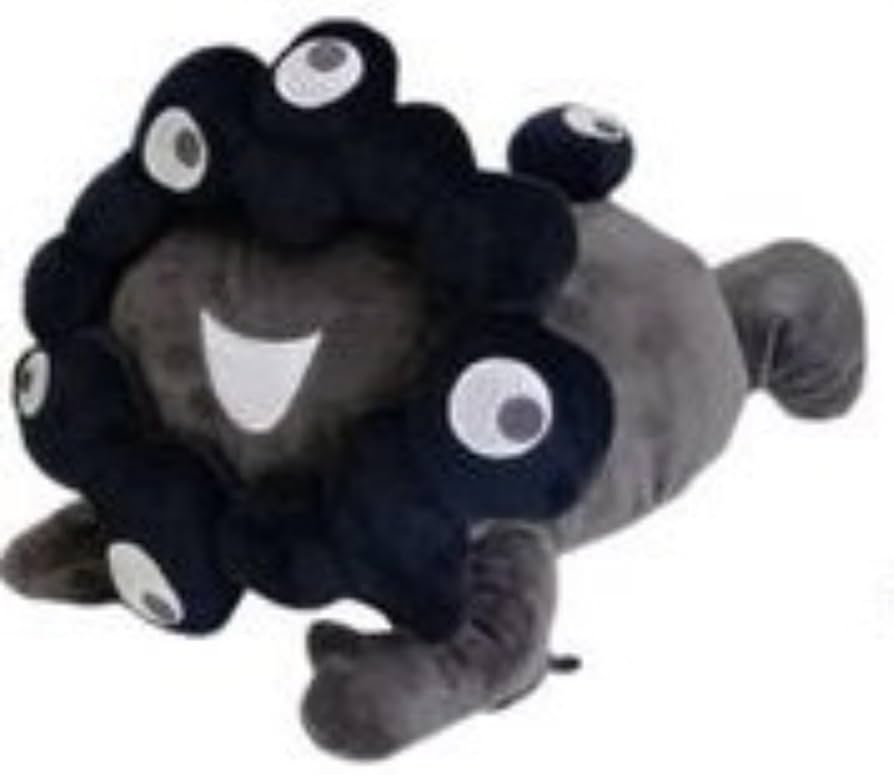 Amazon.co.jp: EXPO2025 ミャクミャク 這型ぬいぐるみ M黒 EXPO2025
