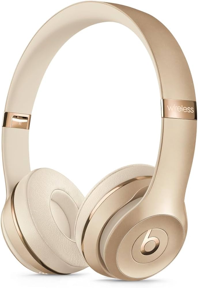 Beats Solo3 Wireless On-Ear Headphones - Gold (2024 Model