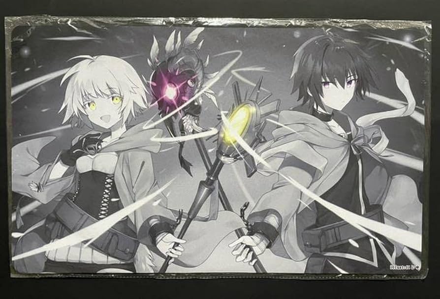 Amazon.co.jp: 光霊使いライナ 闇霊使いダルク 遊 戯 王 プレイマット