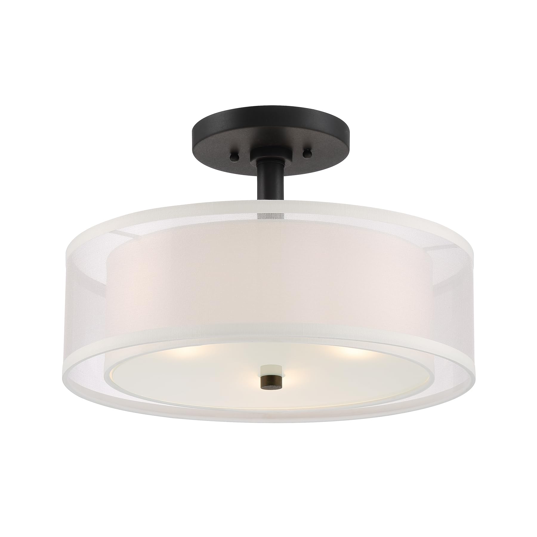 Minka Lavery 4107-66 Parsons Studio Semi-Flush, 3-Light, 180 Total
