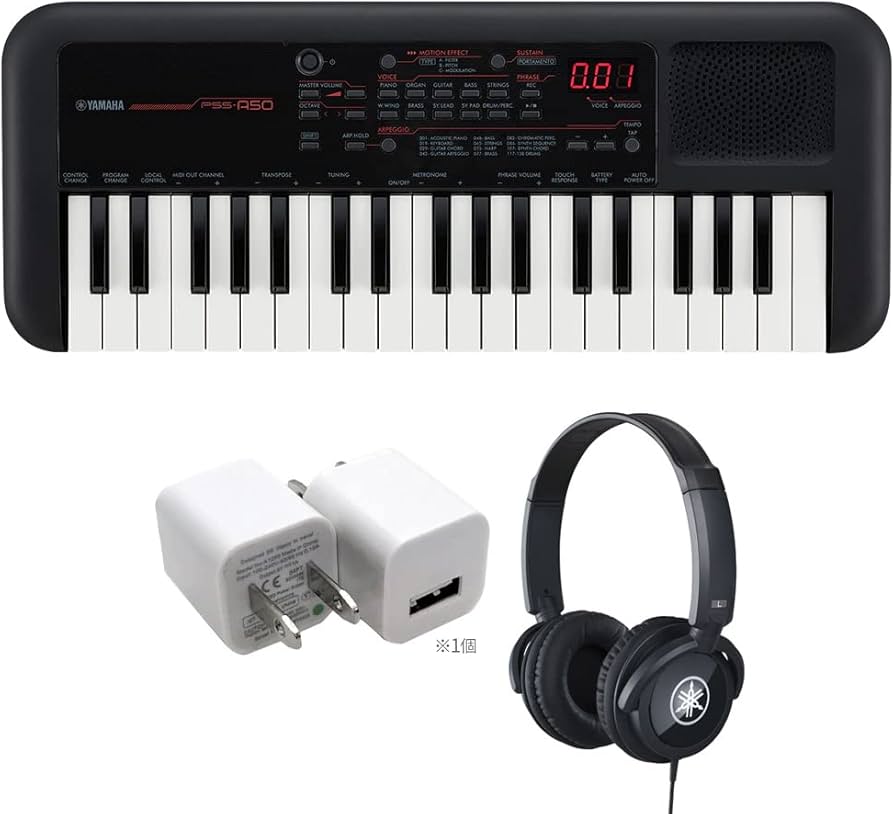 Amazon | YAMAHA PSS-A50 HPH-100Bヘッドホンセット 37鍵盤 ヤマハ
