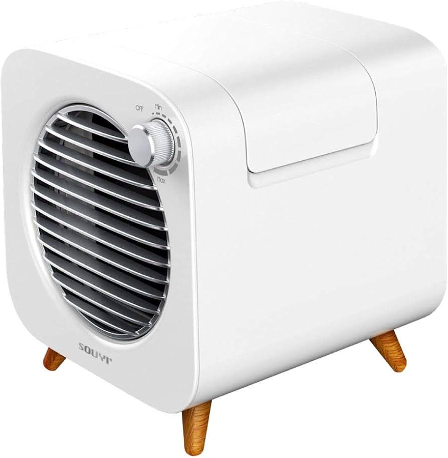 Amazon.co.jp : W保冷コンパクト冷風機 冷風扇 扇風機 【2個保冷剤付き