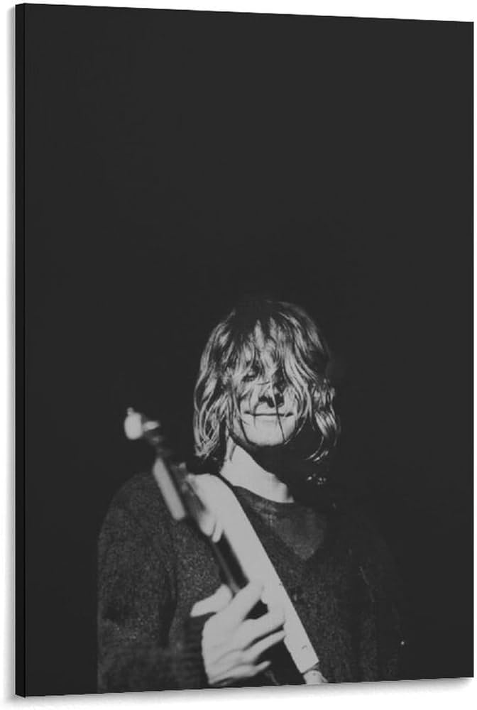 Amazon.co.jp: ニルヴァーナカートコバーン音楽ポスター壁飾り 印刷