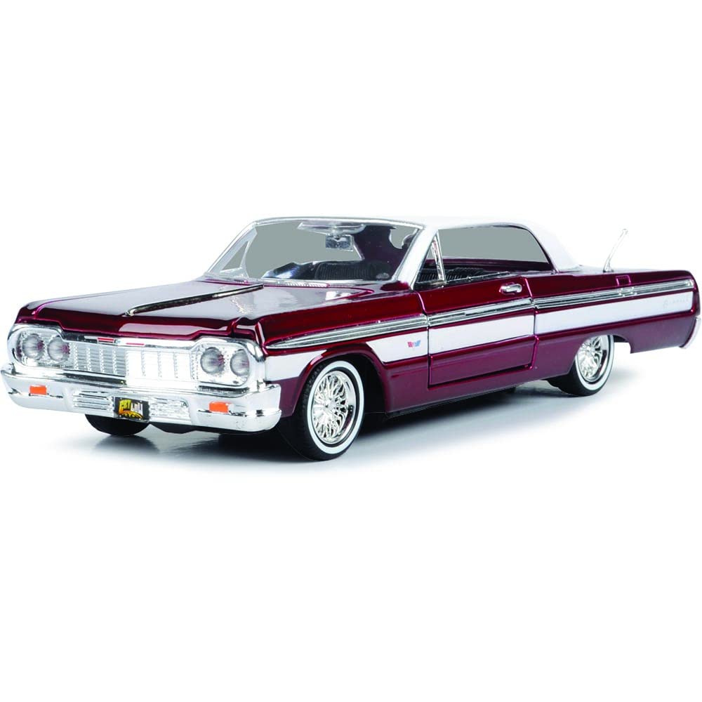 Amazon.com: 1964 Chevy Impala Lowrider Hard Top Candy Red Metallic