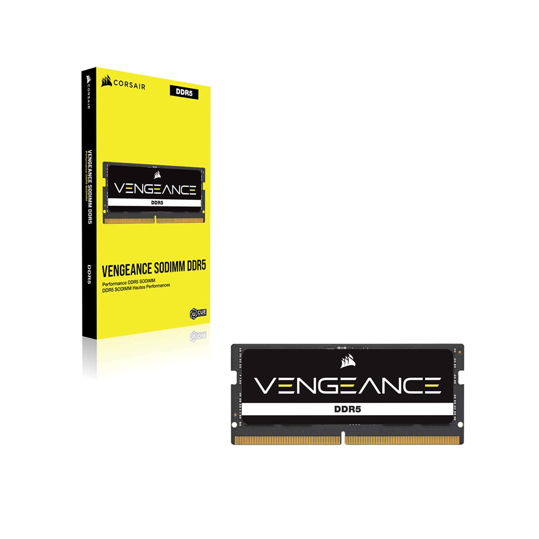 CORSAIR Vengeance SODIMM DDR5 RAM 32GB (1x32GB) 5600MHz CL48 Intel