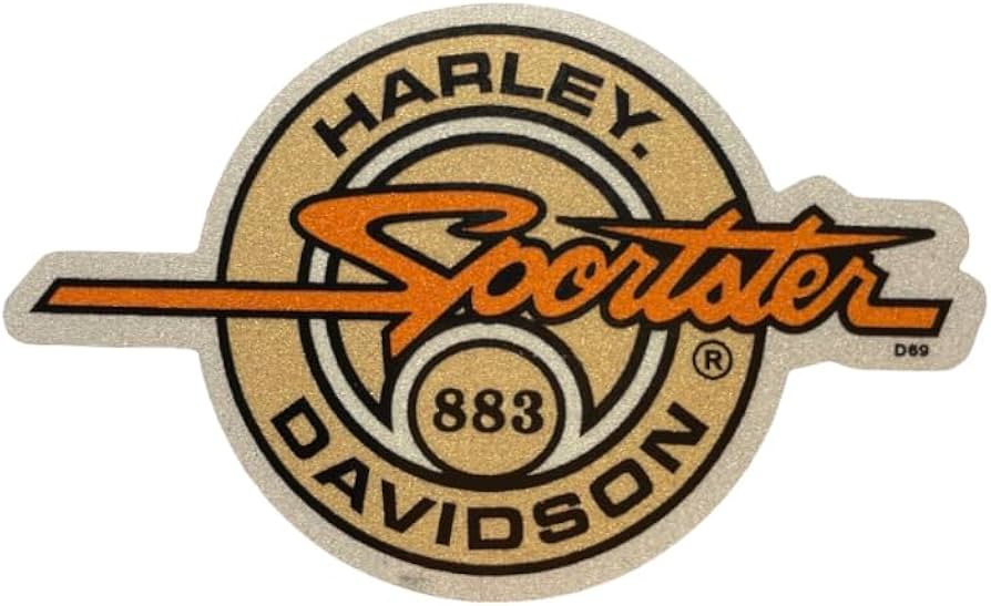 Amazon.co.jp: ハーレー スポーツスター ステッカー シール 反射 約4.8