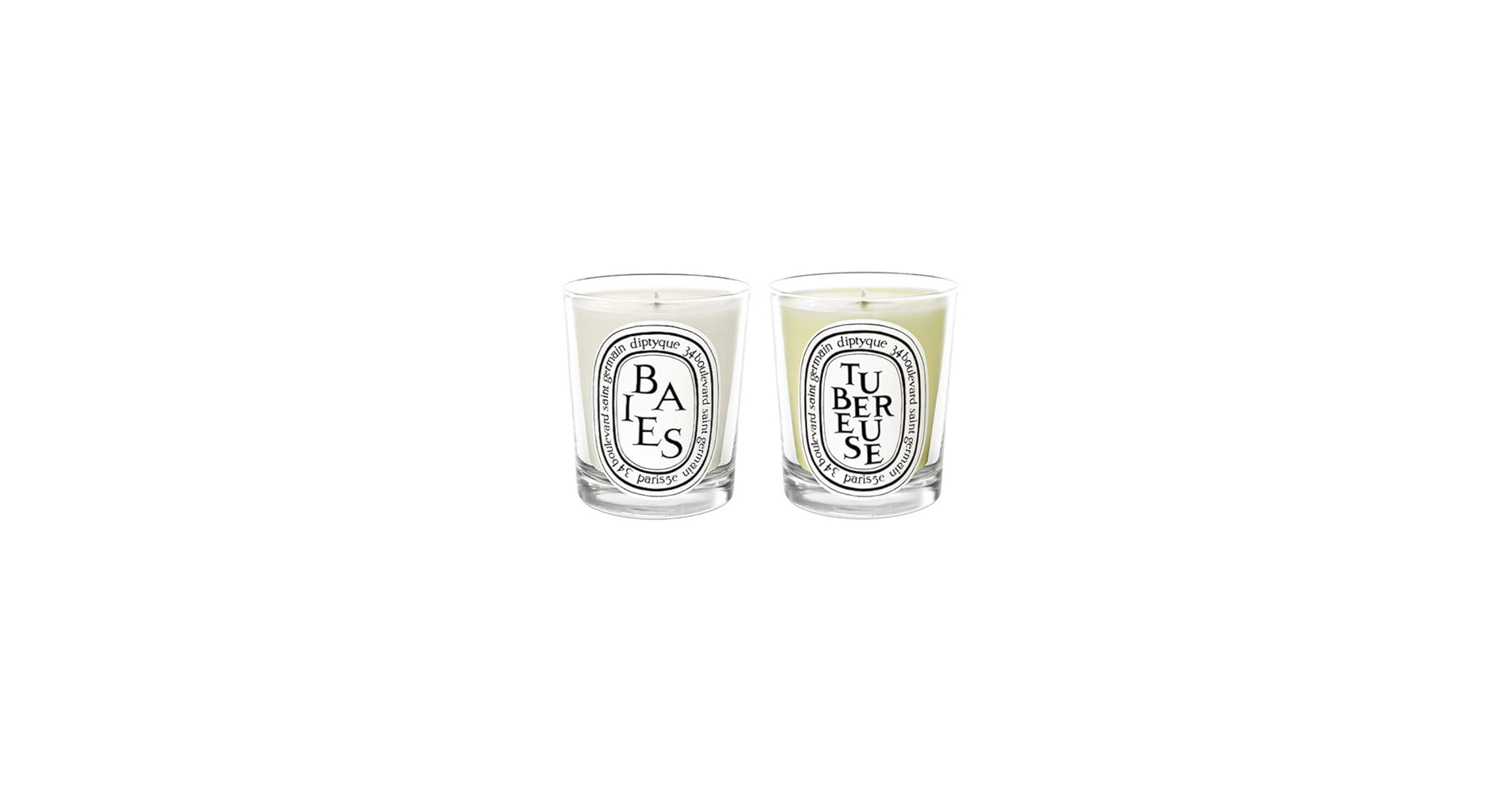 Amazon.com: Diptyque Scented Candles Duo Bundle - Baies