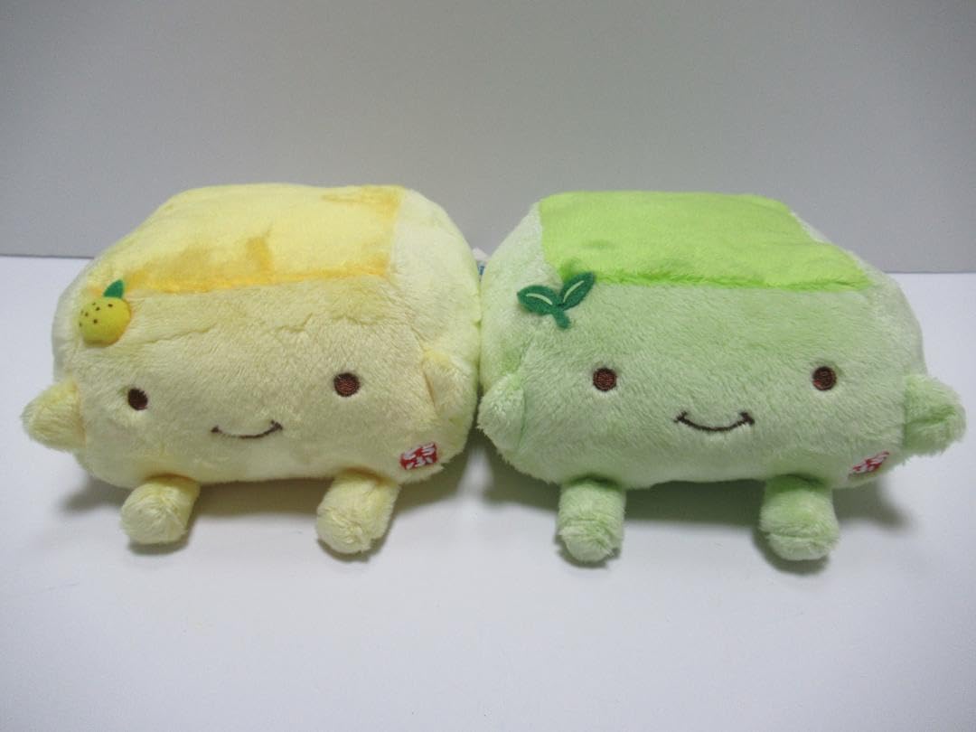 Amazon.co.jp: はんなり豆腐 ぬいぐるみ 4体セット レトロ : おもちゃ