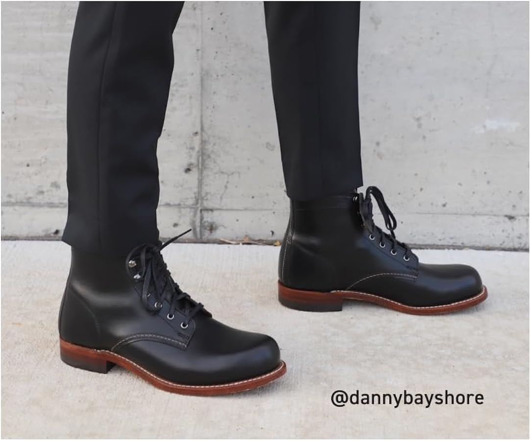 Amazon | Wolverine Men's 1000 Mile Fashion Boot, Black Leather, 6