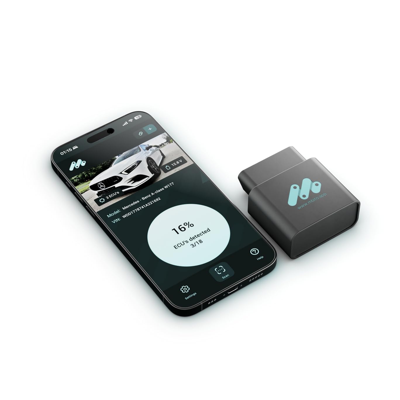 メ*ィ様 MBito OBD-IIデバイス【新品未使用品】診断機 MBito OBD