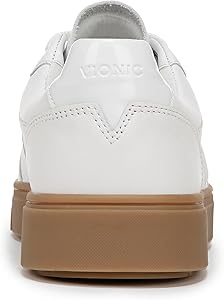 Amazon.com | Vionic Women's Kimmie Court White Gum Leather 5