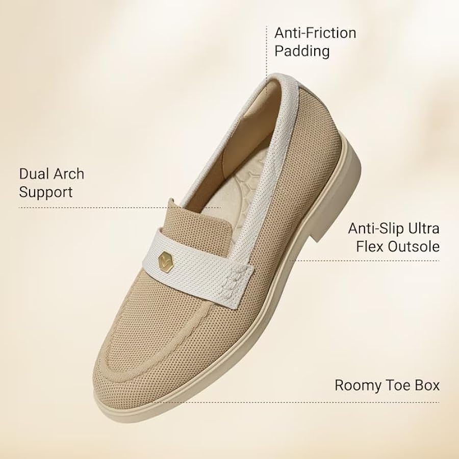 Amazon.com: VIVAIA Liana Round Toe Classic Penny Comfortable