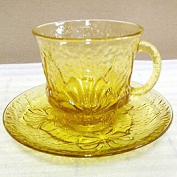 Amazon.co.jp: ビンテージ アンカーホッキング レインフラワー ハニー