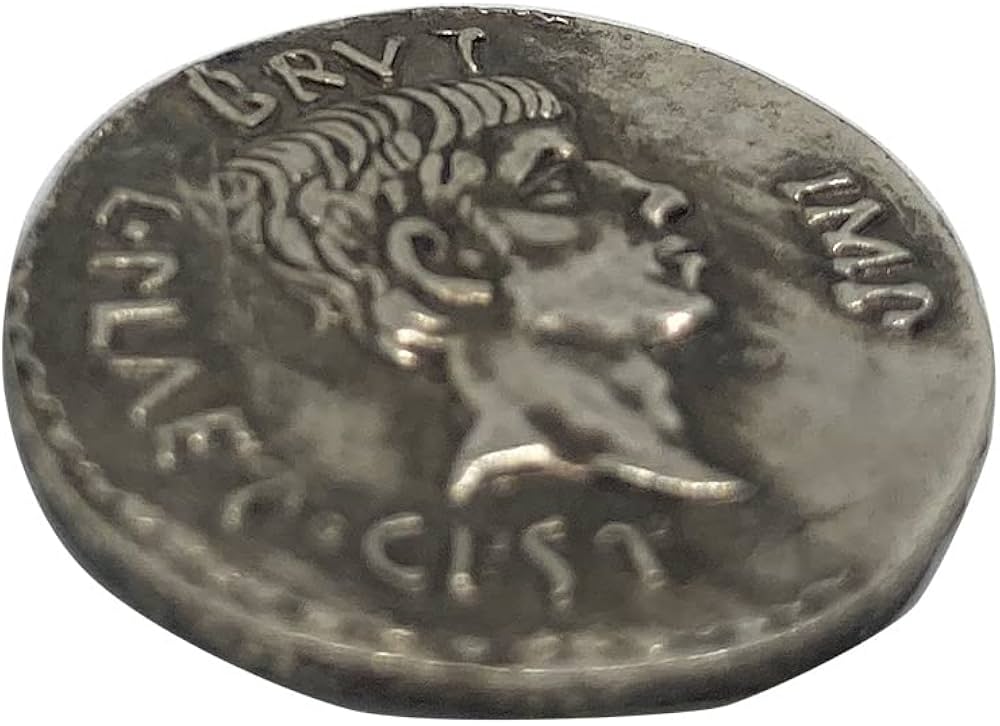 Amazon.co.jp: レプリカコイン ブルータス デナリウス 短剣 古代ローマ