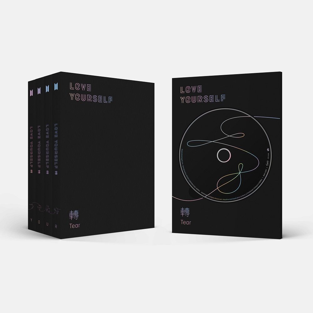 Amazon.com: BTS-[Love Yourself 轉'Tear'] 3rd Album 4 Ver SET CD+