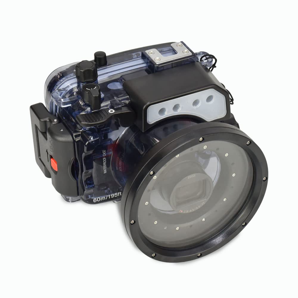 Amazon | Sea Frogs 60m/195フィート ダイビングカメラ 防水ハウジング