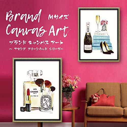 Amazon.co.jp: 絵画 ブランド キャンバスアート「ティール シャンパン